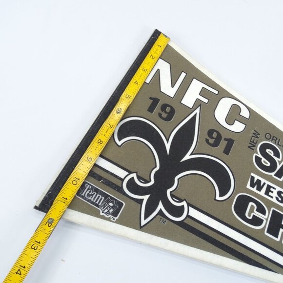 Lot of 5 1990's NFL Football Pennants Packers Panthers Jaguars‎ Bengals Saints - Picture 9 of 10